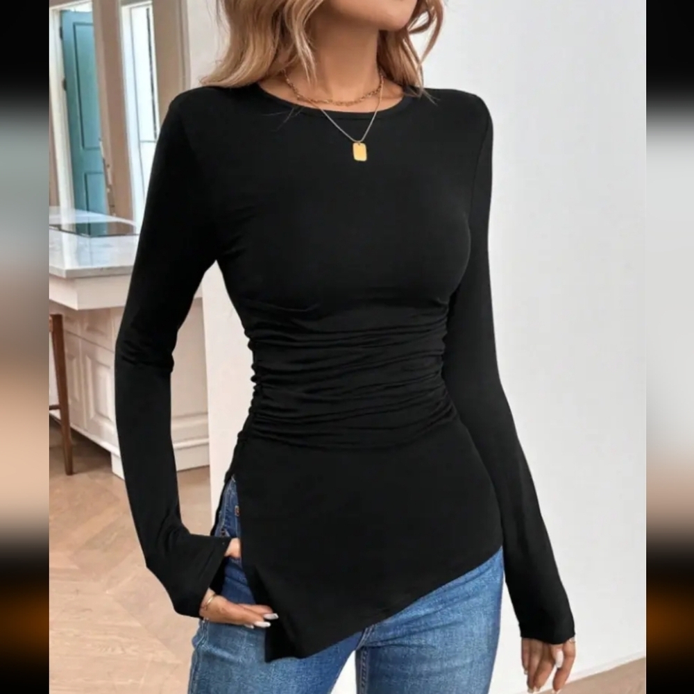 3/$30 Black Long Sleeve Top